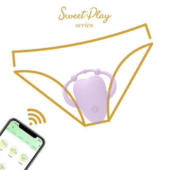 Вібратор - Erospace Sweet Play Vibrating Massager APP Controlled A5 Sex Aura Київ