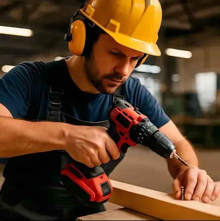 Аккумуляторный шуруповерт с набором инструментов и 2 акб li-ion 1.3ah, 24ВТ red Коломыя