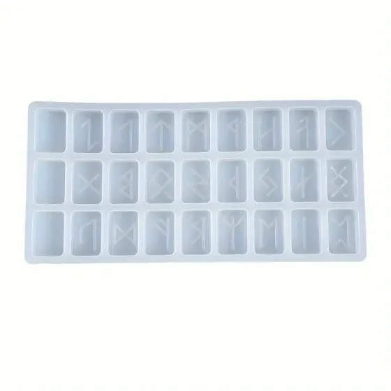 Силиконовая форма для рун – 24 символа, для эпоксидной смолы Киев