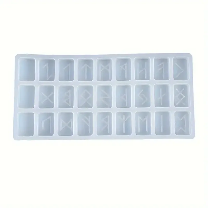 Силиконовая форма для рун – 24 символа, для эпоксидной смолы Киев - изображение 3