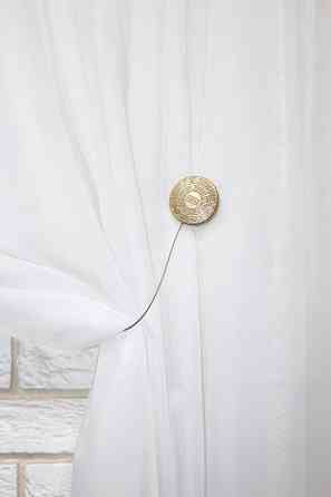 Магніти для штор і гардин (107м) Родос набір 2 шт Злотистий (81-021) Київ