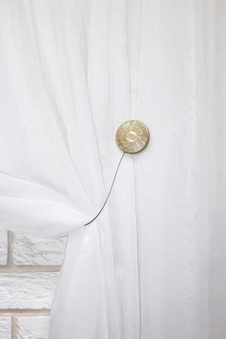 Магниты для штор и гардин (107м) Родос набор 2 шт Злотистый (81-021) Киев - изображение 3