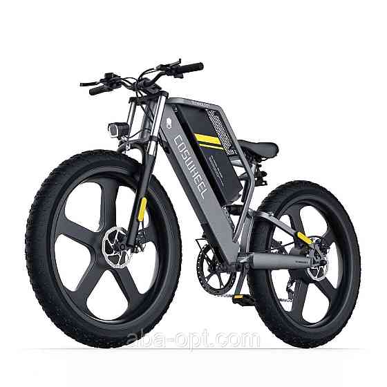 Электрофетбайк COSWHEEL T26 INCH ELECTRIC BIKE 1000W-48V-25Ah 18650 Li-ion шины 26«/26» купить дешево Одесса
