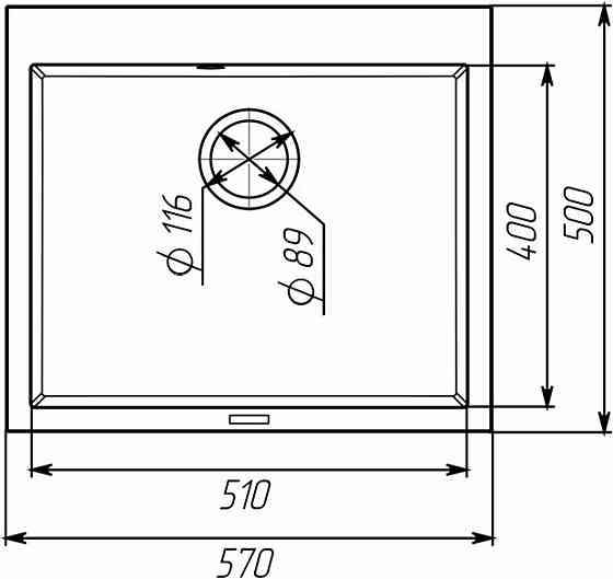 VALESO Кухонна гранітна мийка 5750 DAVINA VALESO мікс Коломия