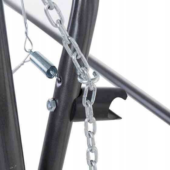 Гойдалка садова Patio Celebes, сіро-бірюзовий геометричний принт Київ