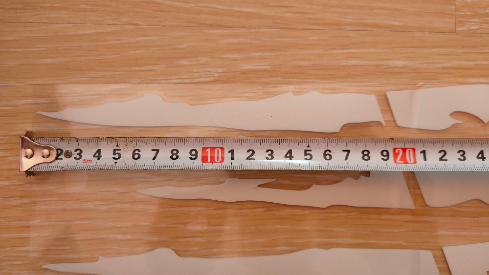 Наклейка на авто у вигляді Царапін Когтем Біла Київ - фото 4