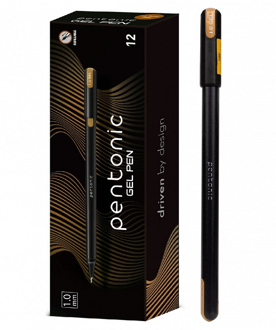 Ручка гелева "Linc""Pentonic" 1,0 мм. золото, 420414, шт Київ - фото 1