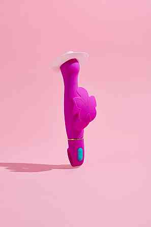 Вибратор с клиторальным отростком в виде бабочки Blush Aria Naugnty AF розовый Sex Aura Киев