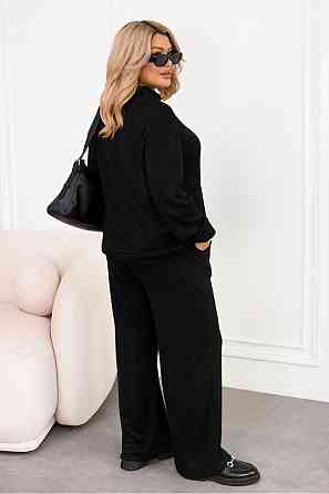 Жіночий костюм із двосторонньої ангори чорний, 50/52 Одеса