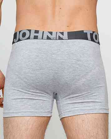 Трусы-шорты мужские однотонные - Tom John 2020-9 L, Серый Киев