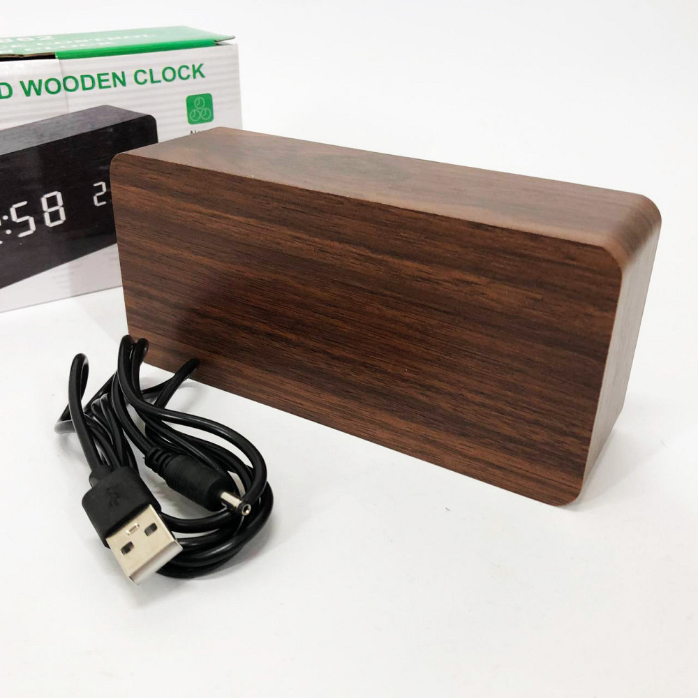 Оригинальные настольные часы VST-862-4, Черные настольные зеркальные часы, Часы DN-348 электронные настольные Киев - изображение 9