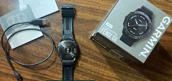 Смарт- часы Garmin Fenix 6x Sapphire в кольорі Carbon Gray Киев