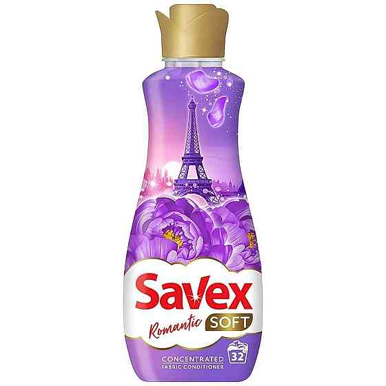 Кондиционер для белья Savex Soft Romantic, 800 мл, 32 стирки Киев