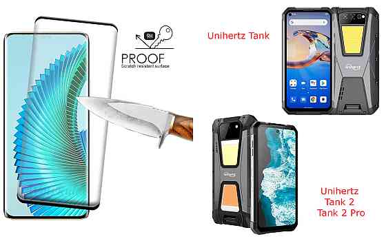 Захисне скло HyperGlass Pro для Unihertz Tank, Tank 2, Tank 2 Pro – максимальна чутливість та захист Київ