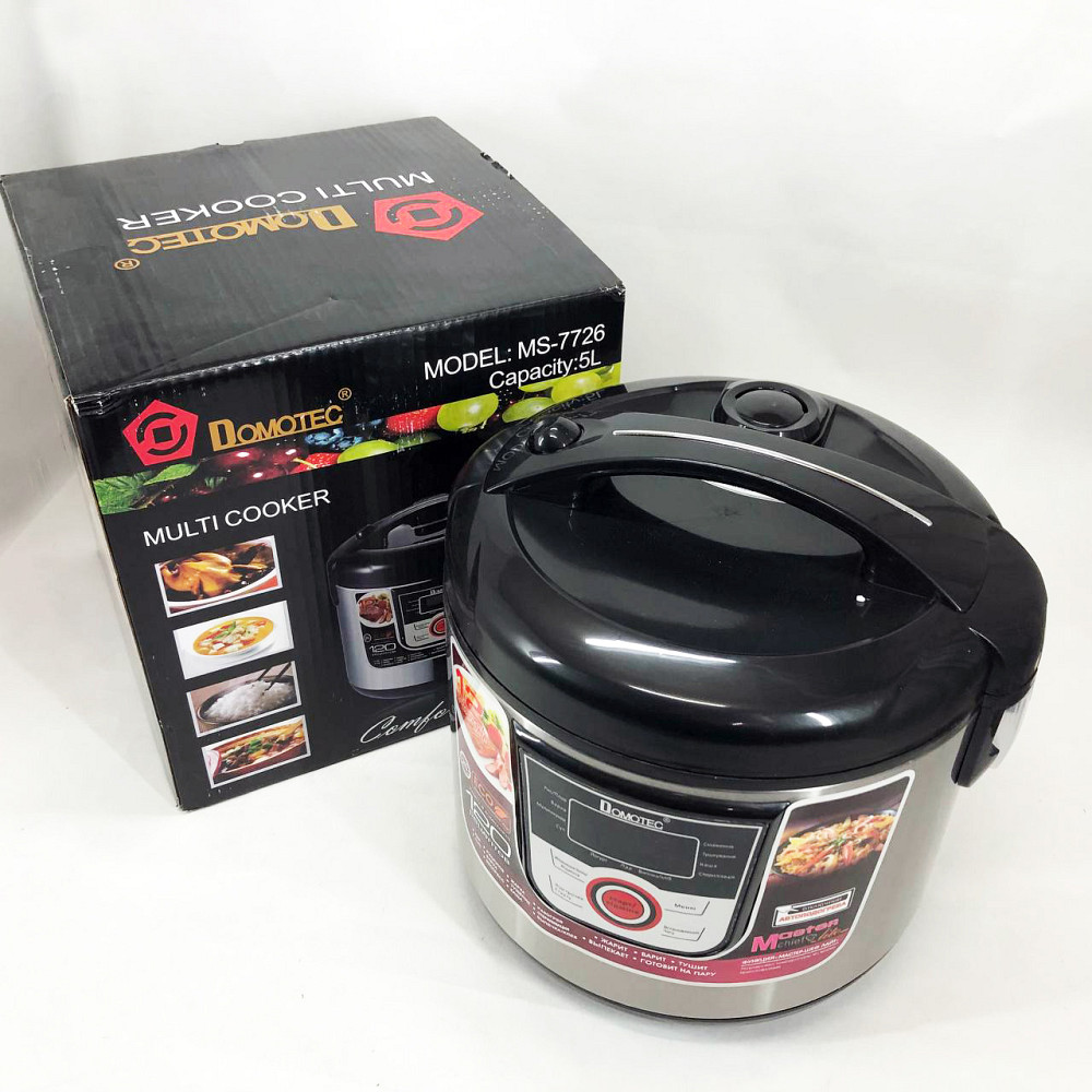 Мультиварка для будинку якісна мультиварка Domotec MS-7726 5 л 1500 Вт, Побутові мультиварки рисоварки HM-44 Львів - фото 7