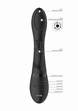 Силиконовый вибратор-кролик Mira - Spinning G-spot Rabbit с ротацией и стимуляцией точки G Sex Aura Киев
