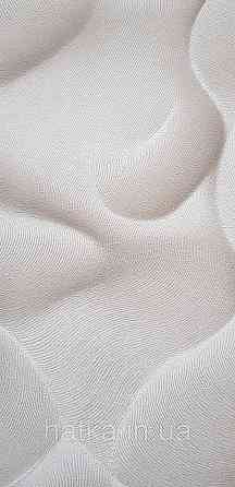 Обои виниловые на флизелине Sintra Adria метровые абстракция волны 3д структурные кофейные темно бежевые Киев