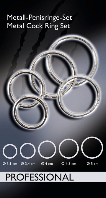 Ерекційні кільця - Bad Kitty Professional Cock Ring Set Sex Aura Київ - фото 6