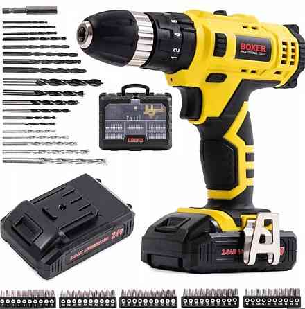 Набор аккумуляторных дрелей SR-004 24В с 2 батареями и 72 аксессуарами для дома и профессионального использования. Одесса