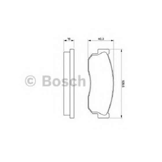 Гальмівні колодки Bosch дискові передні NISSAN Sunny -91| SUBARU Justy| Libero -00 0986469580 Харків