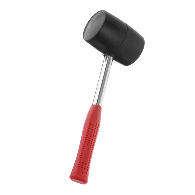 Киянка гумова, 1030 г, 70 мм, чорна гума, металева ручка INTERTOOL HT-0233 Киев - изображение 2