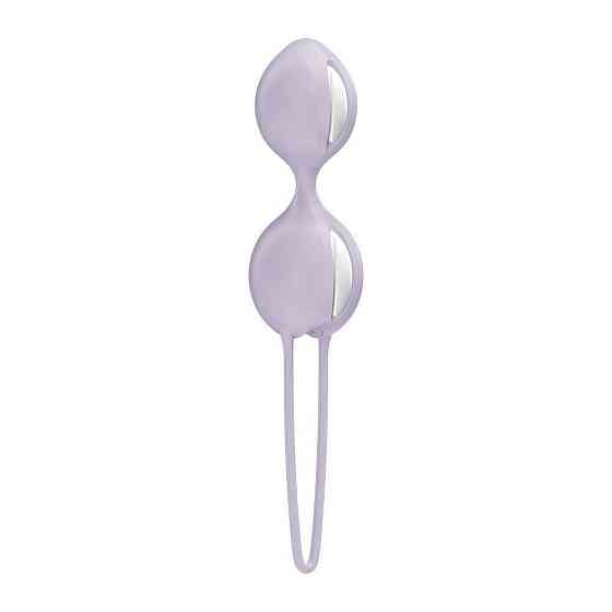 Вагінальні кульки Fun Factory SMARTBALLS DUO Purple, 2 шт, діаметр 3,2 та 3,6 см Sex Aura Київ
