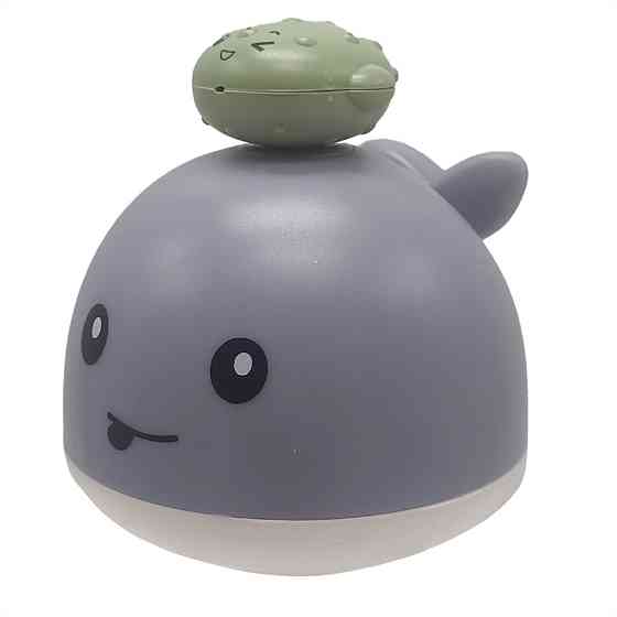 Дитяча іграшка для ванни "КИТ" 7021, 15 cм Сірий Вінниця