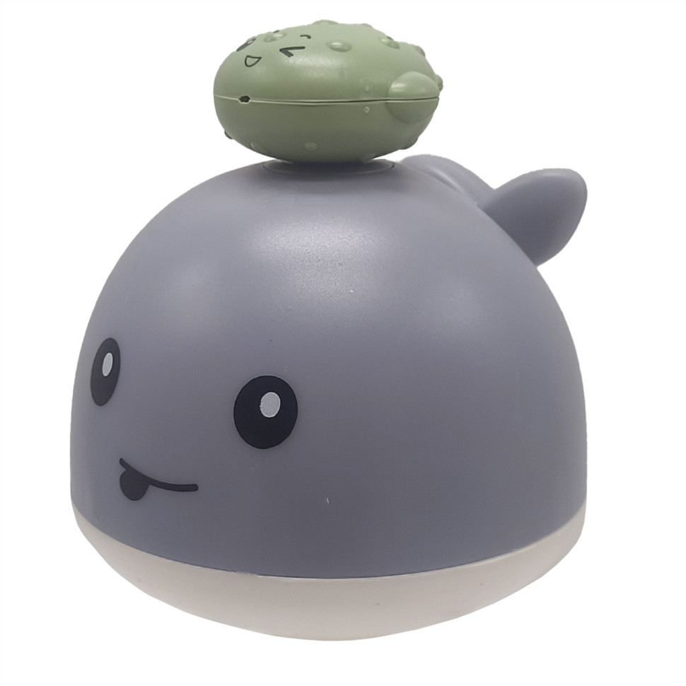 Дитяча іграшка для ванни "КИТ" 7021, 15 cм Сірий Вінниця - фото 1