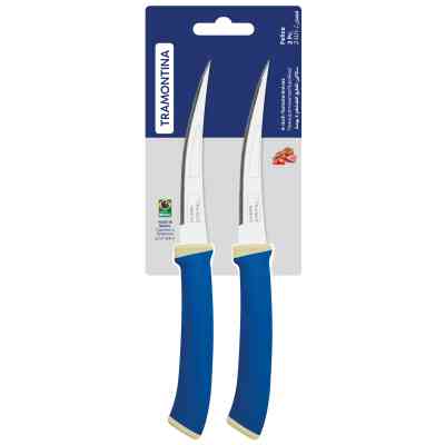 Набор ножей Tramontina Felice Blue Tomato 102 мм 2 шт (23495/214) Винница