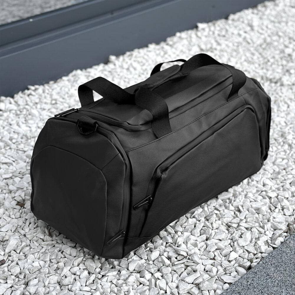 Мужская черная дорожная сумка Pobedov Road Киев - изображение 10