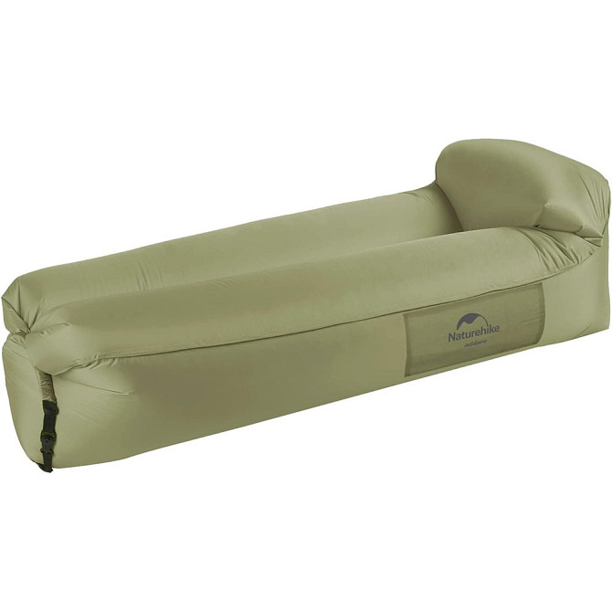Ламзак с подголовником Naturehike NH20FCD06 (Оливковый) Винница - изображение 1