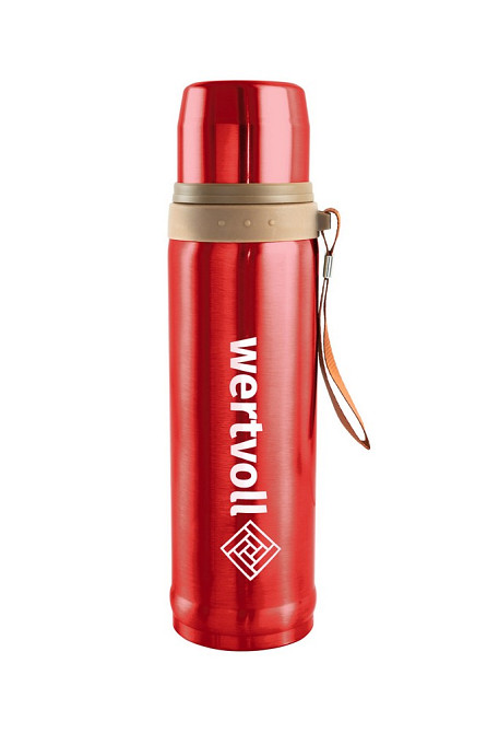 Термос WERTVOLL "ENJOY" 750 мл SS червоний RX-7000RD Коломия - фото 5