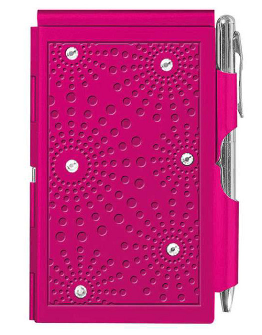 Карманный блокнот с ручкой Troika Glitz Pink Ровно - изображение 1