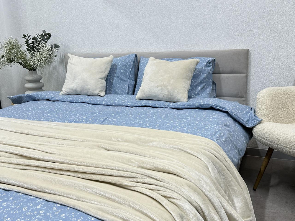 Ecotton Комплект постільної білизни Ecotton двоспальний Сімейний 150х215 см блакитний (250958) Коломия - фото 7