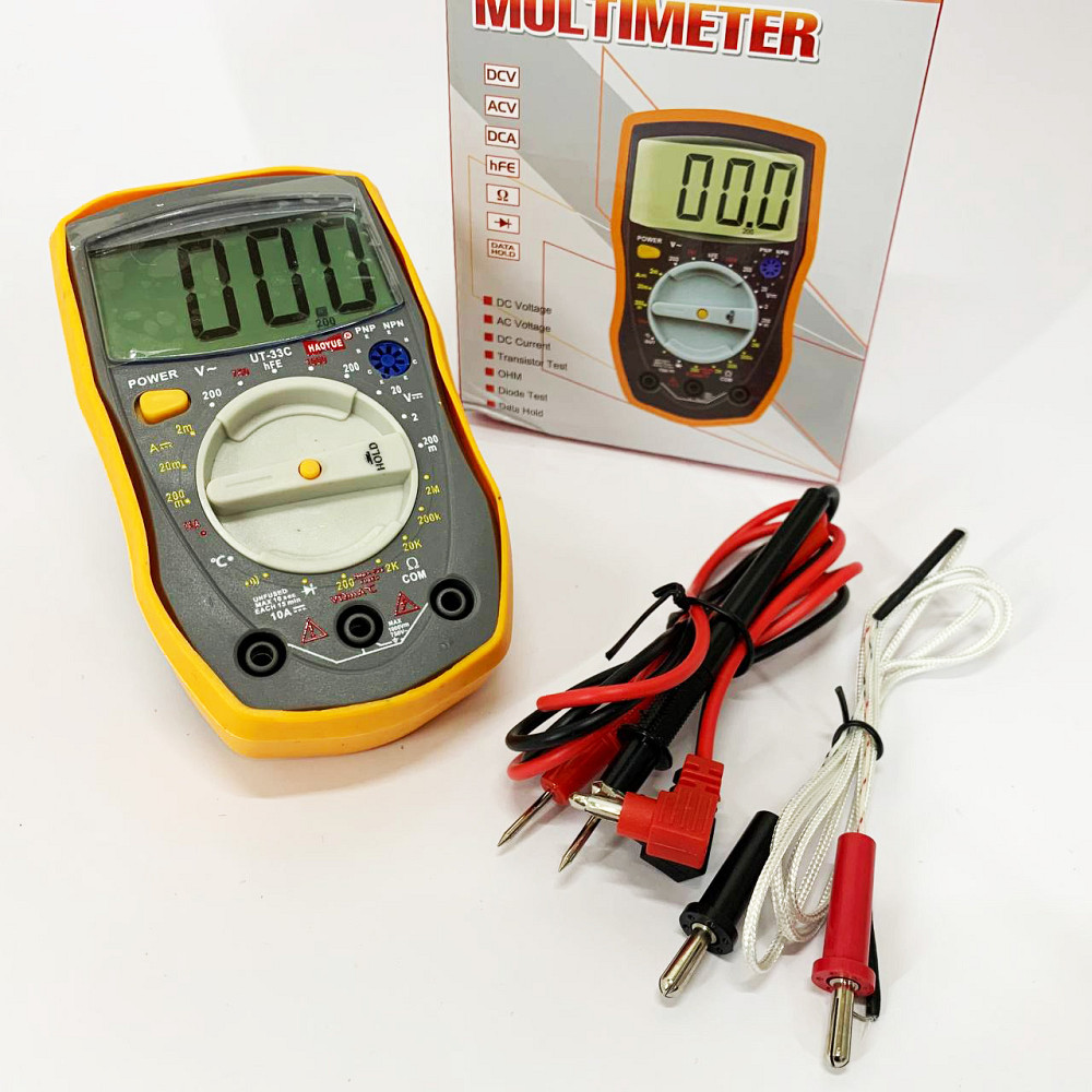 Мультиметр для електротехніки HAOYUE DT-33C, Мультиметр з високою роздільною здатністю GK-57 Івано-Франківськ - фото 7