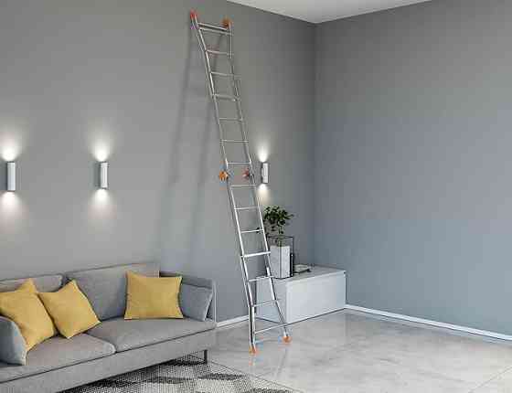 Телескопическая лестница Colombo Pratic 5+5 Steel (PRATIC5+5ACC) Киев