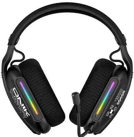 Беспроводные игровые наушники Onikuma GT808 RGB Bluetooth / 2.4G / AUX Харьков