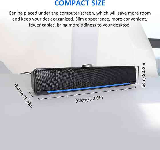 Саундбар Phission fd0009 для компьютера Bluetooth HiFi Stereo Днепр