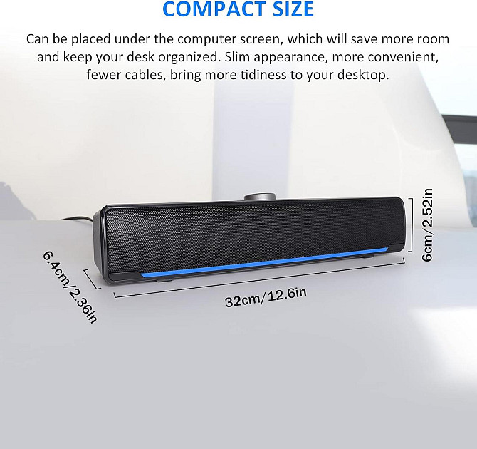 Саундбар Phission fd0009 для компьютера Bluetooth HiFi Stereo Днепр - изображение 6