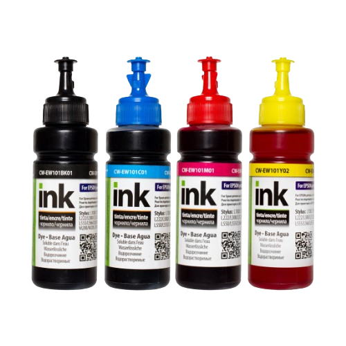 Комплект чорнил 4*100мл Epson L-100/200 BK/С/M/Y ColorWay Житомир - изображение 1