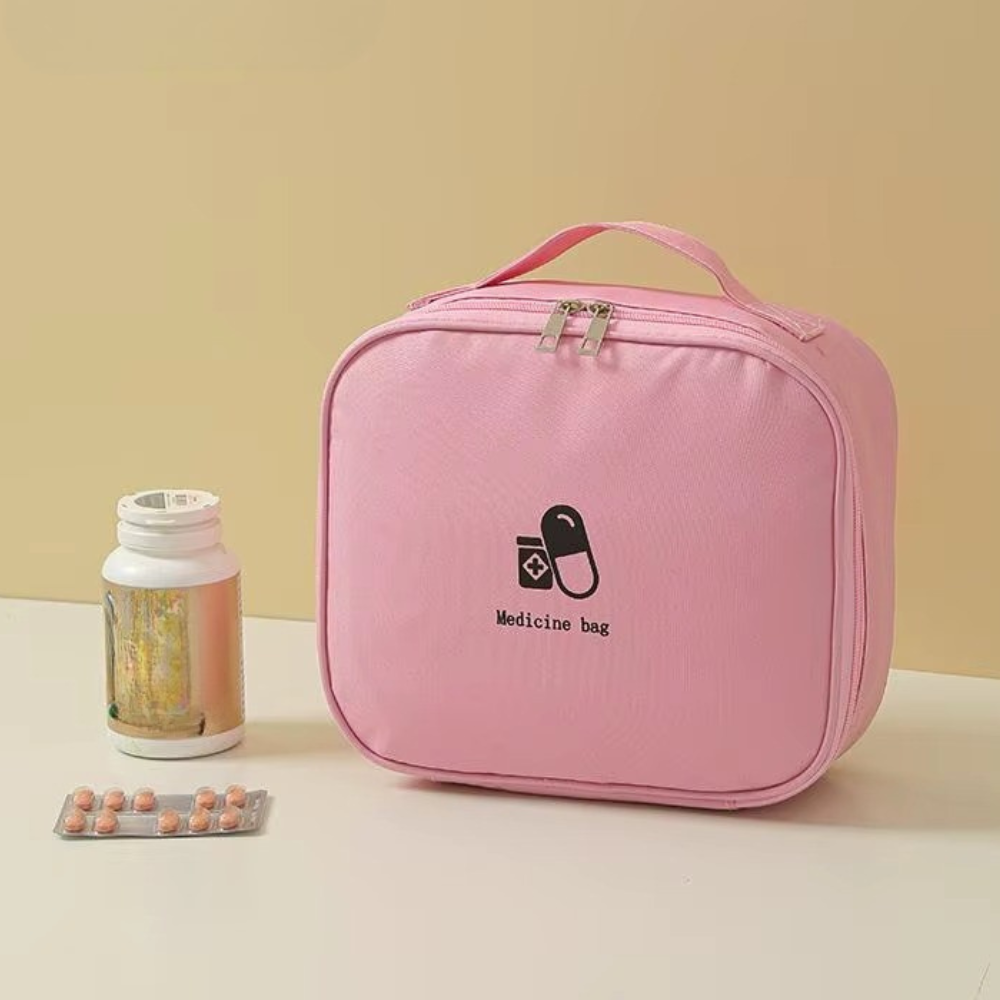 Комплект сумок для медикаментів дорожні органайзери для подорожей, аптечки для ліків, рожеві Кам'янець-Подільський - фото 4