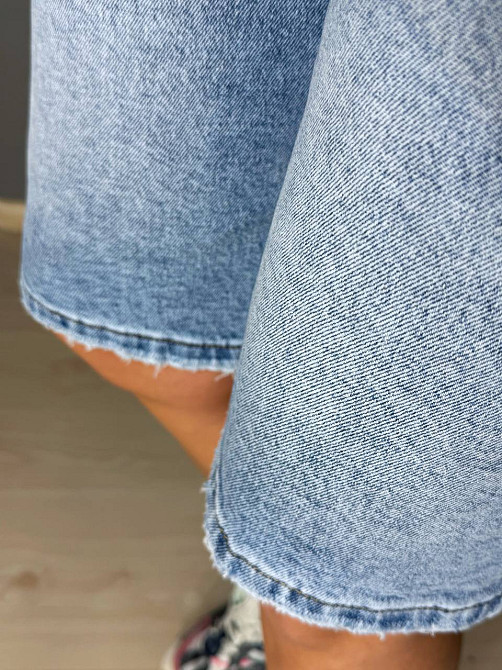 Шорти жіночі джинсові Vanver 2039 бермуди з ременем блакитні, блакитний, 31, 31, 86 см, 114 см Київ - фото 5