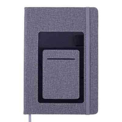 Книга записная Buromax COMFORT А5 96 листов точка, серый (BM.295309-09) Винница