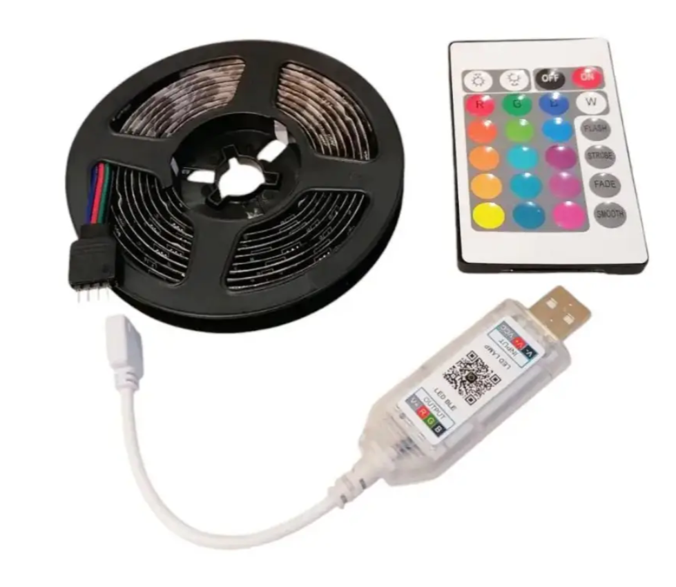 Стрічка світлодіодна 2 м, USB, 108 Дніпро - фото 1