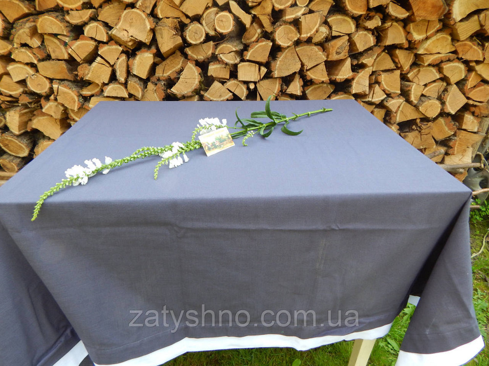 Скатертина синя щільна на подарунок Київ - фото 2