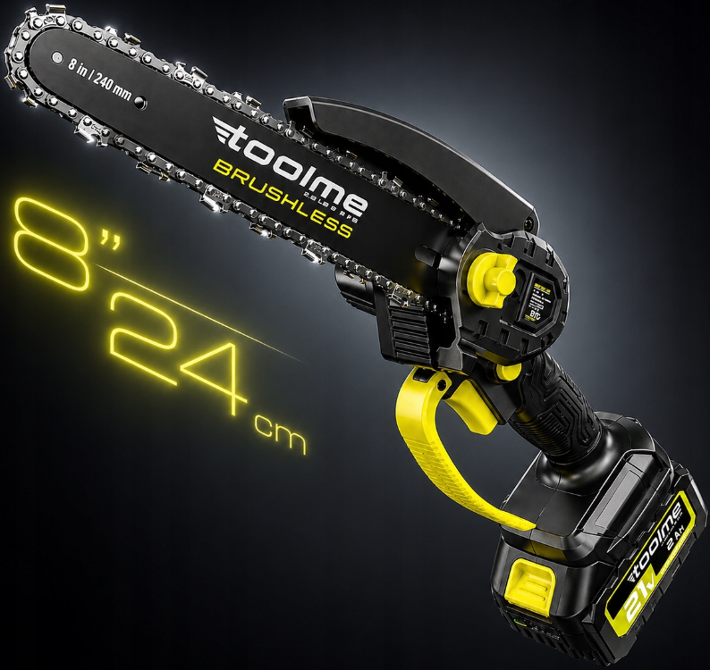 Акумуляторна пила ланцюгова Toolme BRUSCHLESS 900Вт (Польща) Київ - фото 2