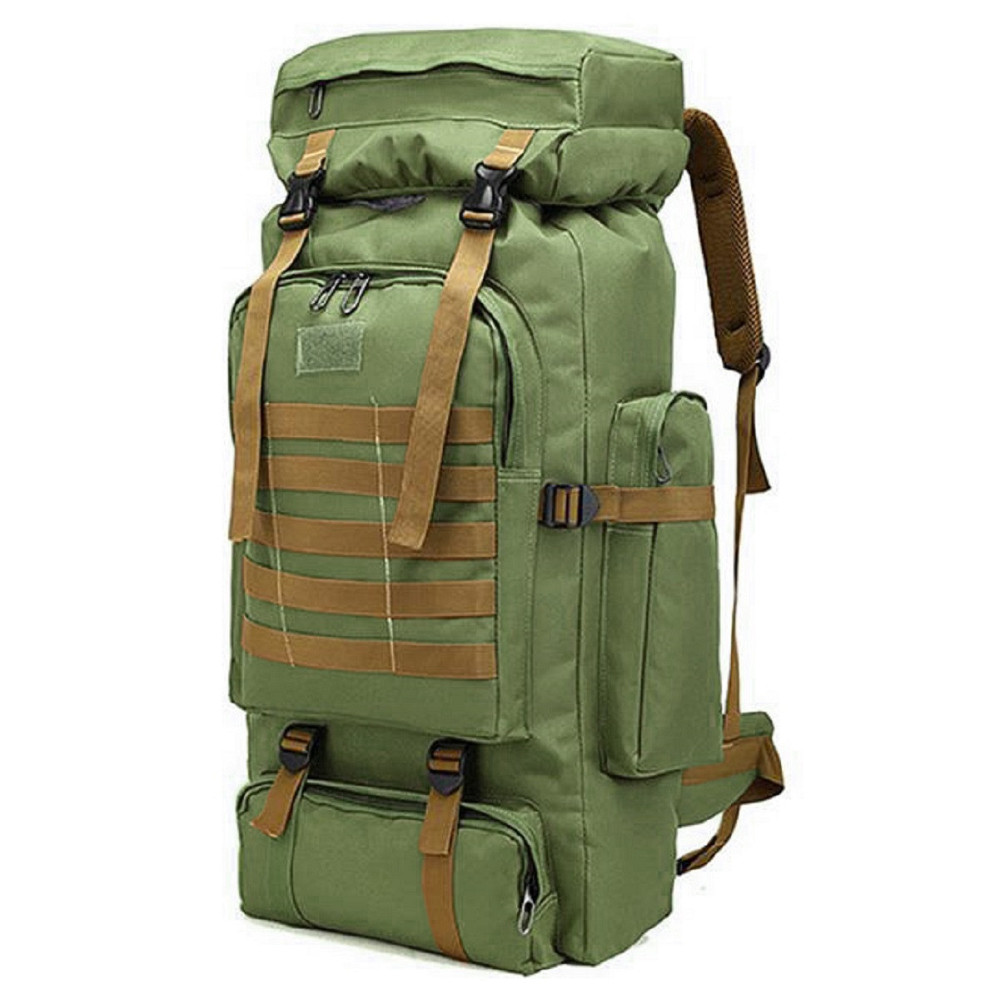 Рюкзак туристичний 70 л оливковий Київ - фото 1