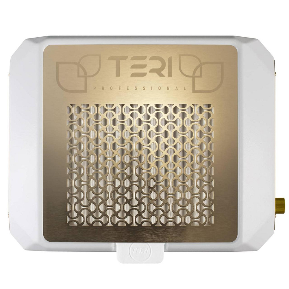 Настольная маникюрная вытяжка Teri Diamond белая белая (решетка золото) Киев - изображение 3