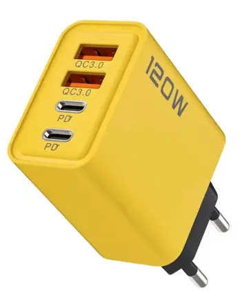 Зарядний пристрій 120W (2×USB + 2×Type-C, PD) Запоріжжя