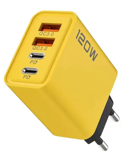 Зарядное устройство 120W (2×USB+2×Type-C, PD) Запорожье - изображение 1